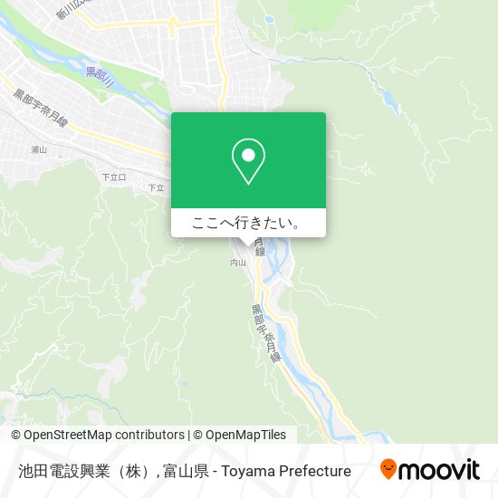 池田電設興業（株）地図