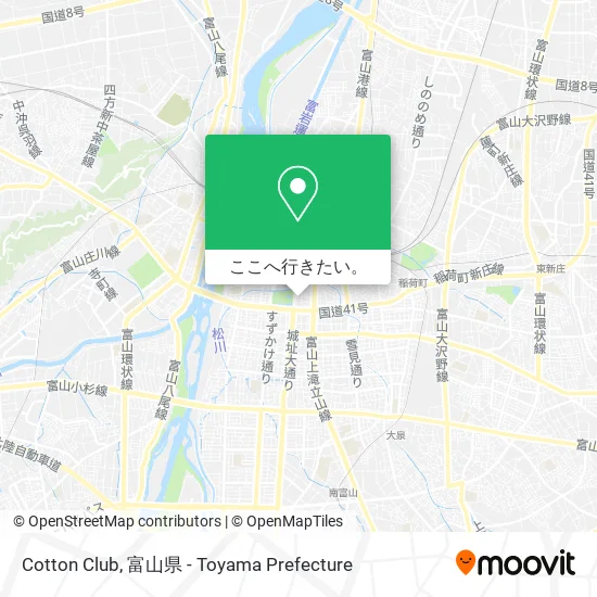 Cotton Club地図