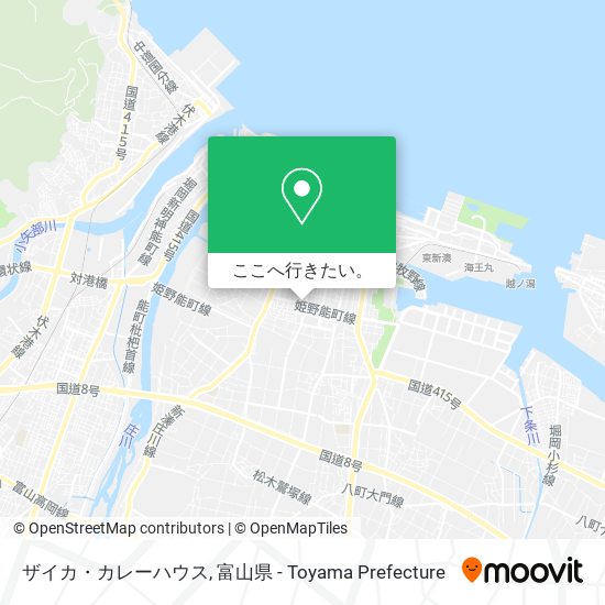 ザイカ・カレーハウス地図