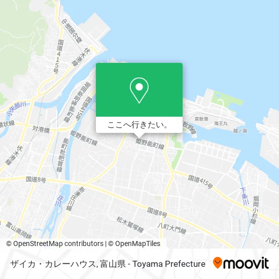 ザイカ・カレーハウス地図
