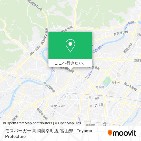 モスバーガー 高岡美幸町店地図