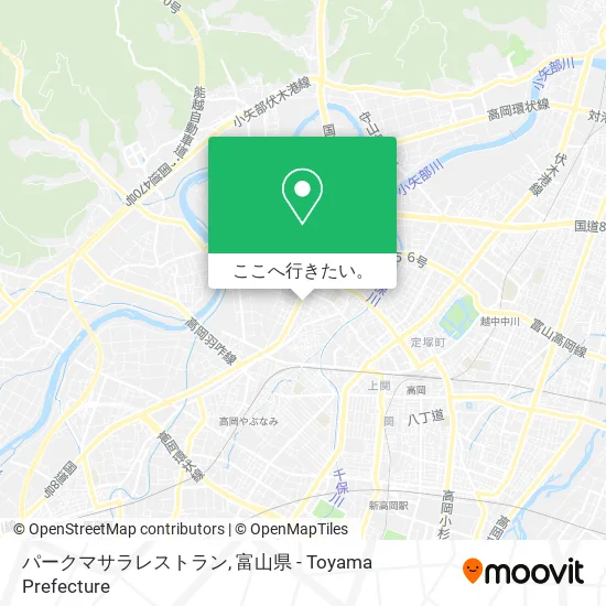 パークマサラレストラン地図