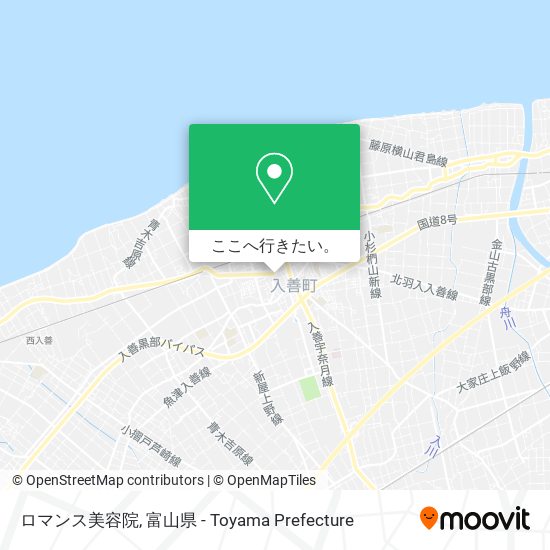 ロマンス美容院地図