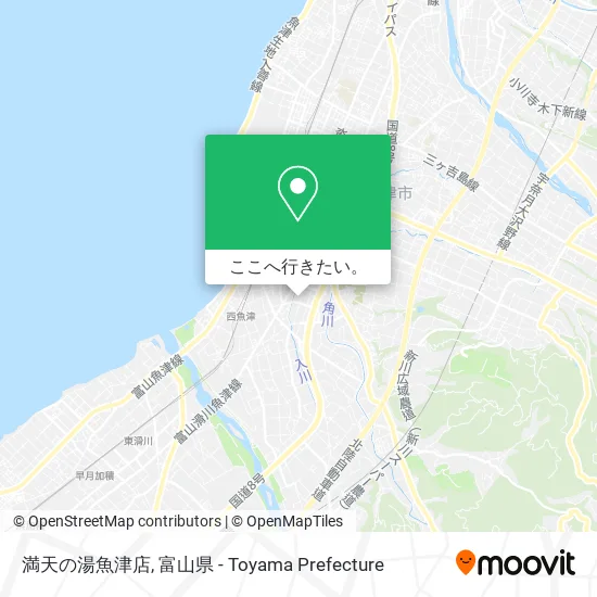満天の湯魚津店地図