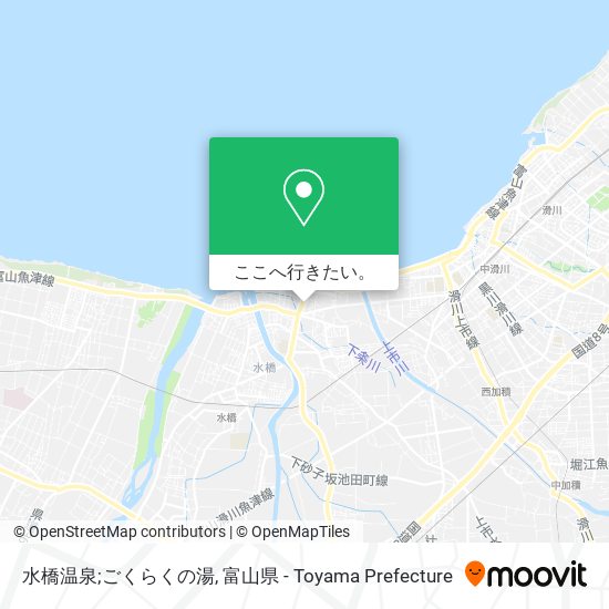 水橋温泉;ごくらくの湯地図