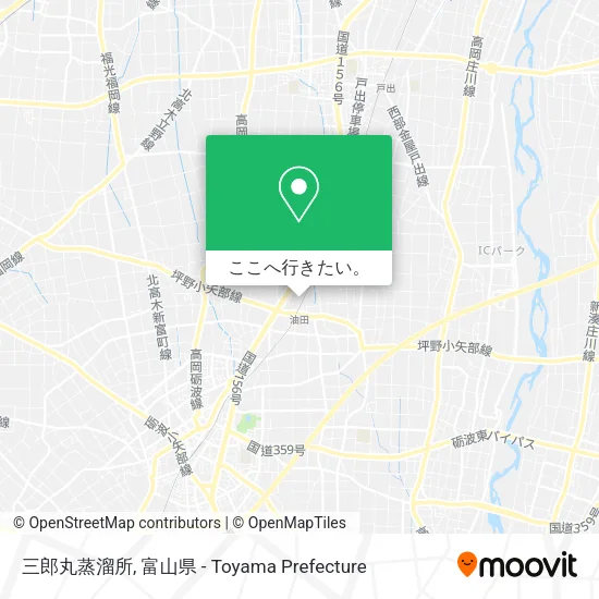 三郎丸蒸溜所地図