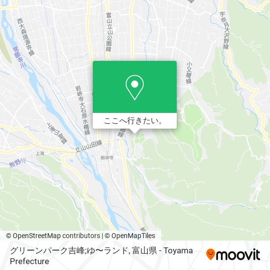 グリーンパーク吉峰;ゆ〜ランド地図
