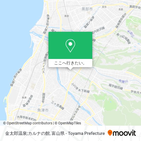 金太郎温泉;カルナの館地図
