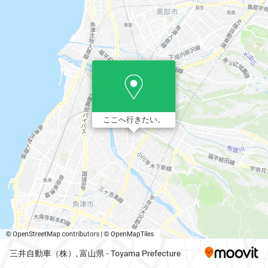 三井自動車（株）地図