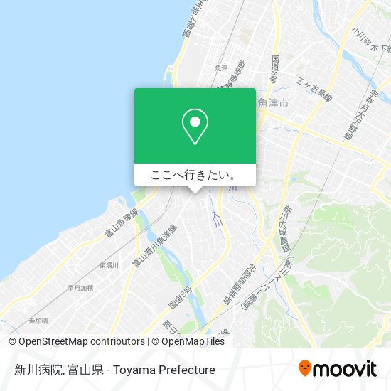 新川病院地図