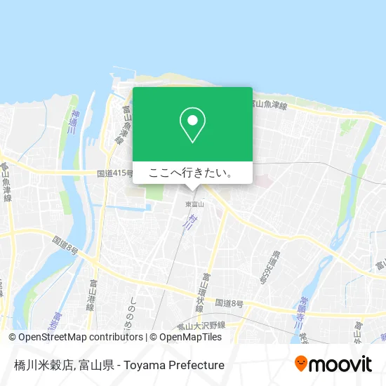 橋川米穀店地図