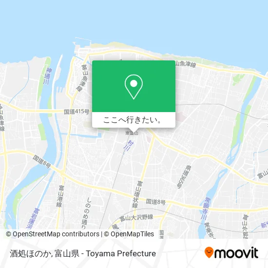酒処ほのか地図