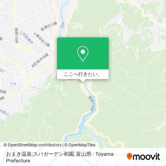 おまき温泉;スパガーデン和園地図