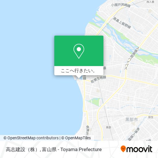 高志建設（株）地図