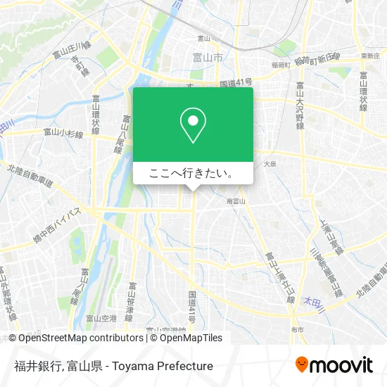 福井銀行地図