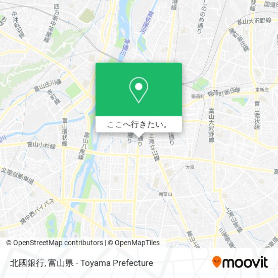 北國銀行地図