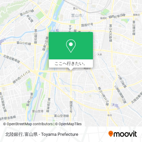 北陸銀行地図