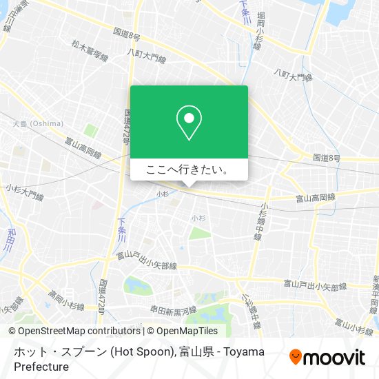 ホット・スプーン (Hot Spoon)地図