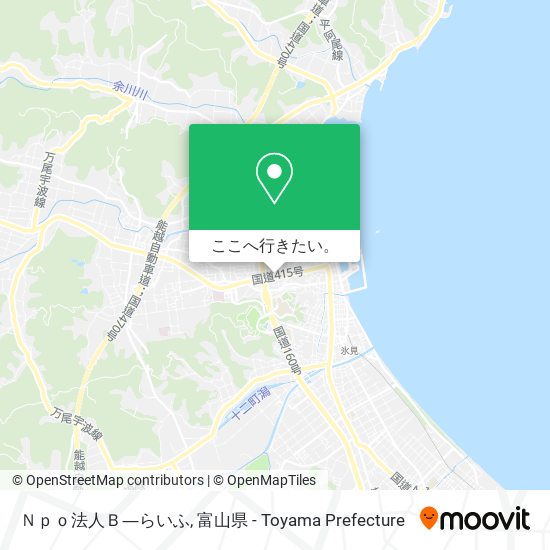 Ｎｐｏ法人Ｂ―らいふ地図