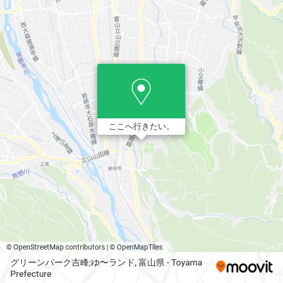 グリーンパーク吉峰;ゆ〜ランド地図