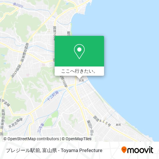 プレジール駅前地図