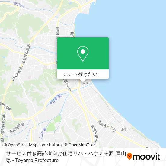 サービス付き高齢者向け住宅リハ・ハウス来夢地図