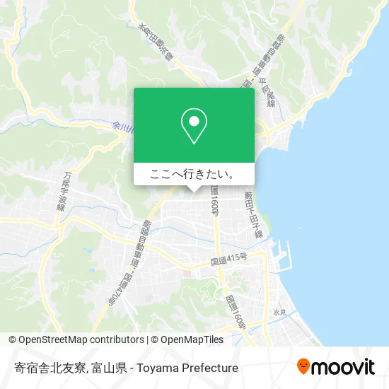 寄宿舎北友寮地図