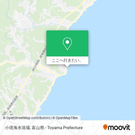 小境海水浴場地図