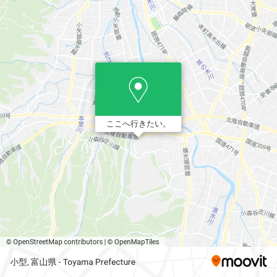 小型地図