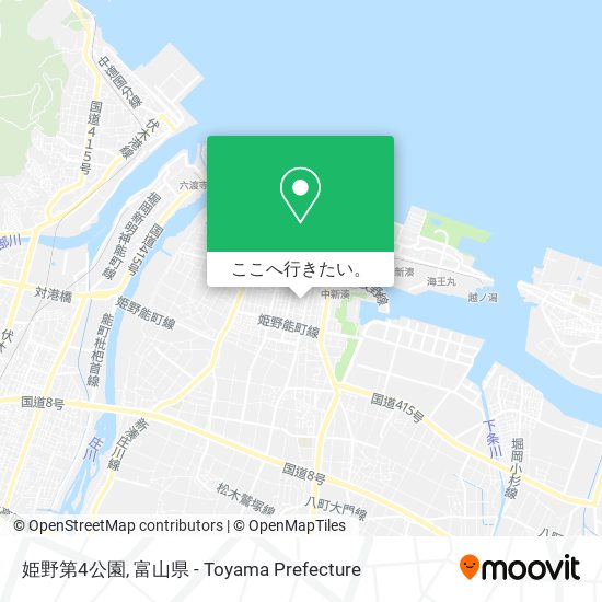姫野第4公園地図
