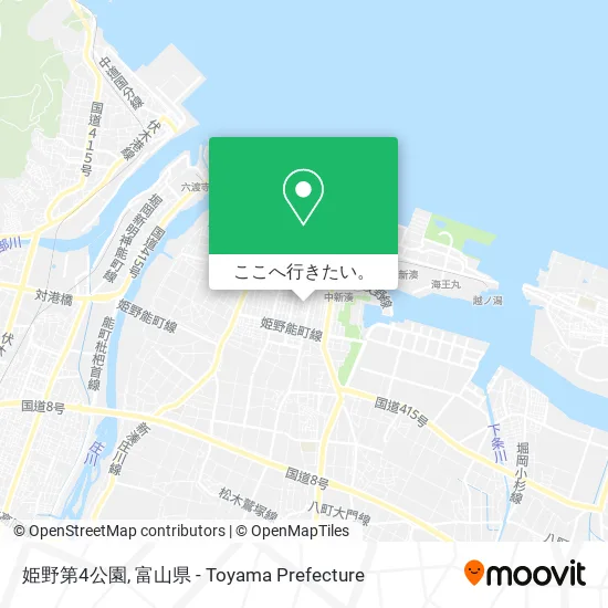 姫野第4公園地図