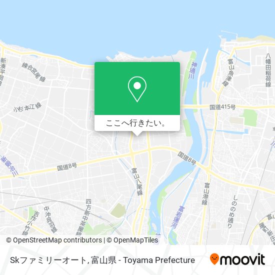 Skファミリーオート地図