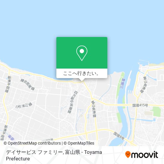 デイサービス ファミリー地図