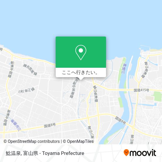 鯰温泉地図