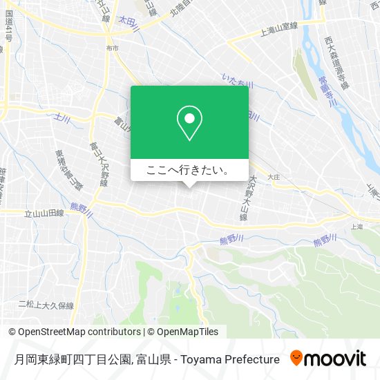 月岡東緑町四丁目公園地図