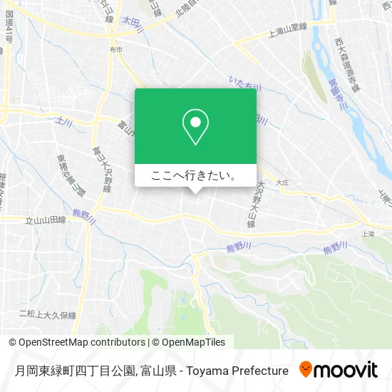 月岡東緑町四丁目公園地図