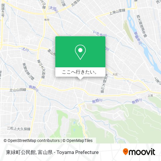 東緑町公民館地図