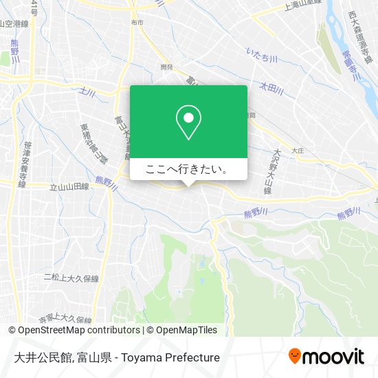 大井公民館地図