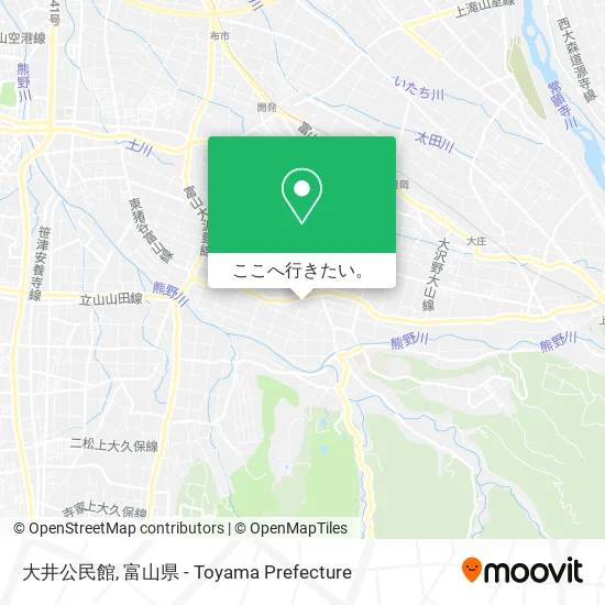 大井公民館地図