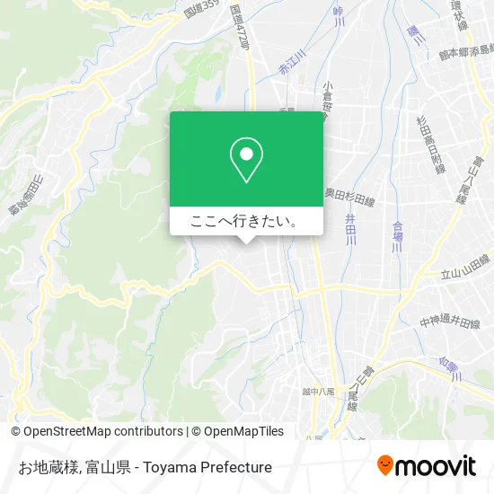 お地蔵様地図