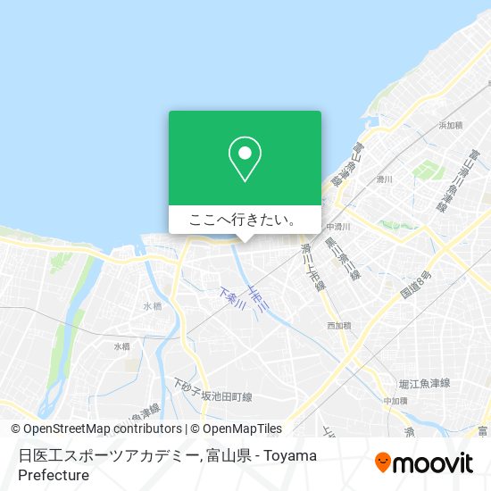 日医工スポーツアカデミー地図