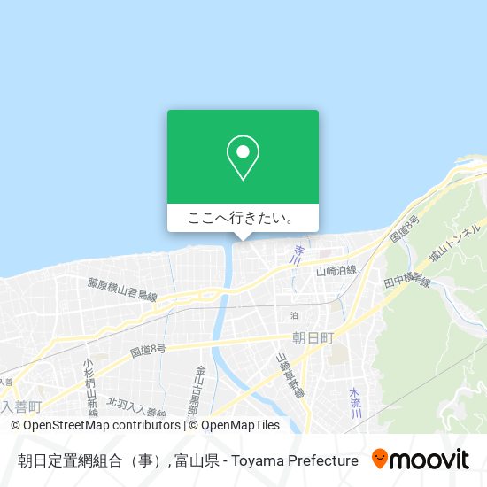 朝日定置網組合（事）地図