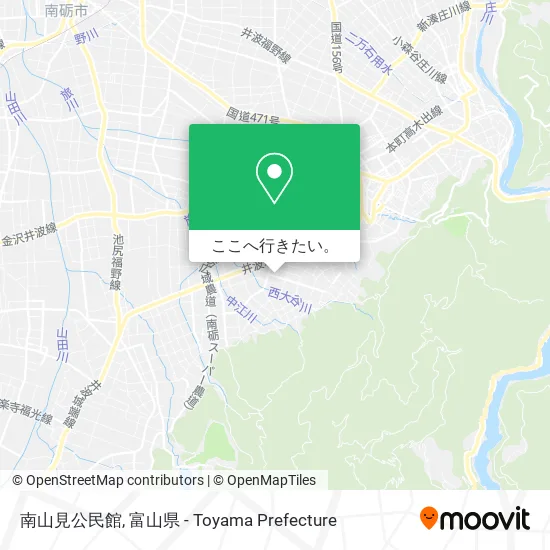 南山見公民館地図