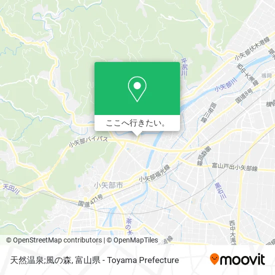 天然温泉;風の森地図