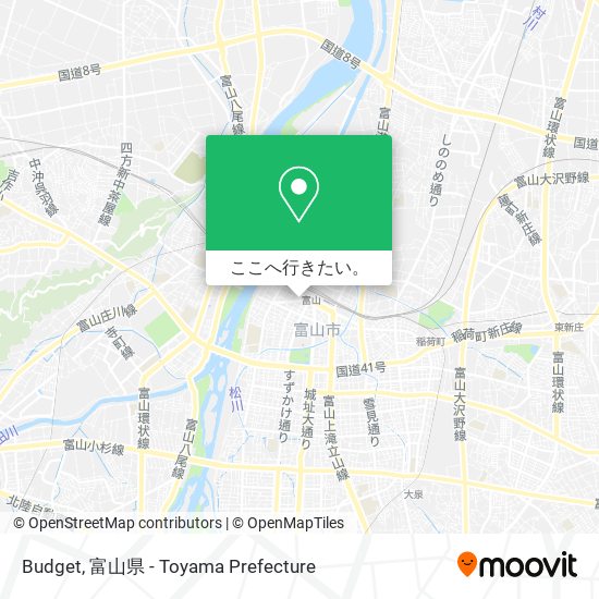 Budget地図