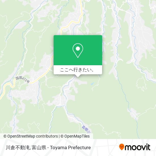 川倉不動滝地図