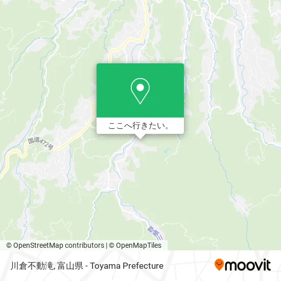 川倉不動滝地図