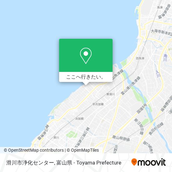 滑川市浄化センター地図