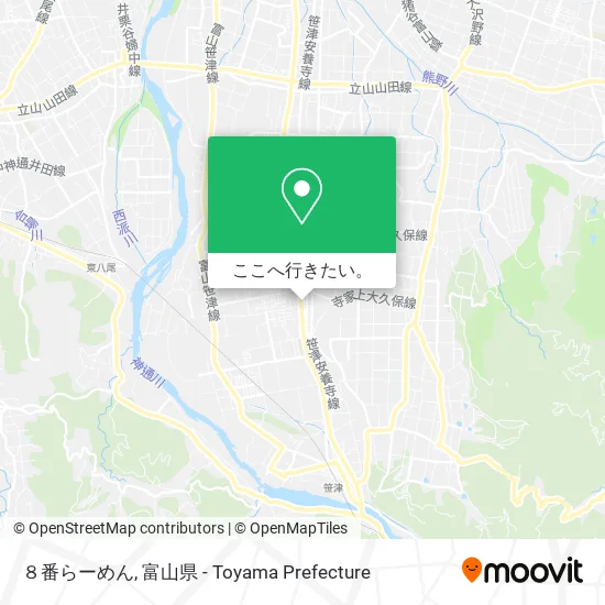 ８番らーめん地図