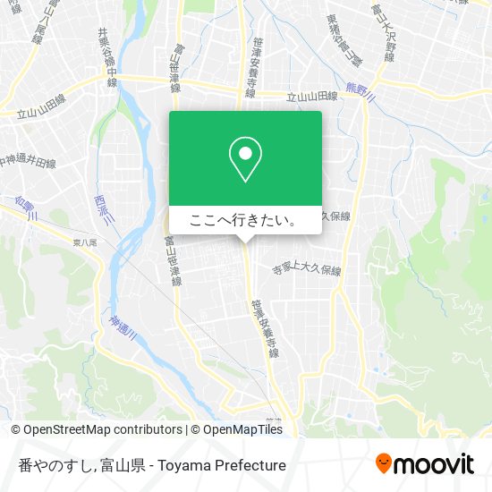 番やのすし地図